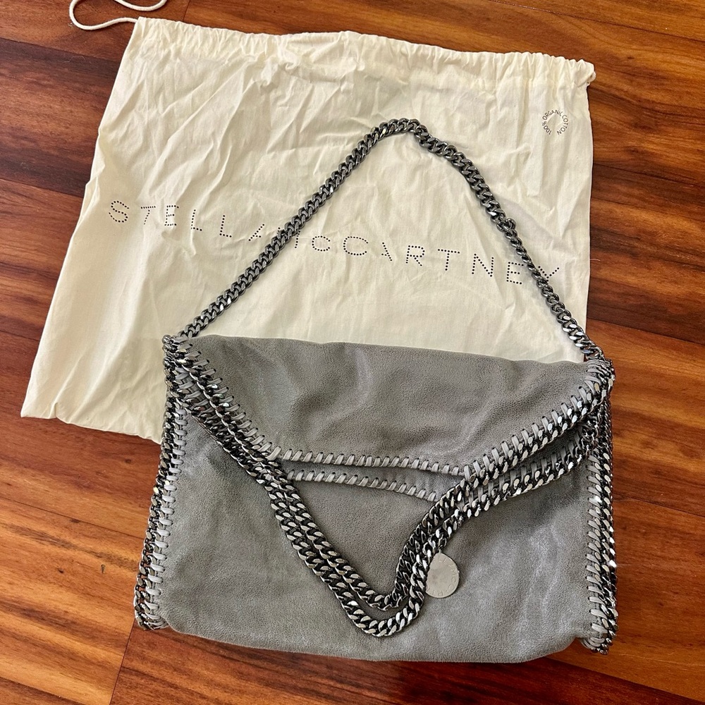 Stella Mccartney Falabella Light Grey Tote View 2